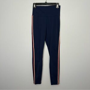 Zyia Active Pants Womens 4 Blue Legging High Rise Yoga Running Athleisure Casual